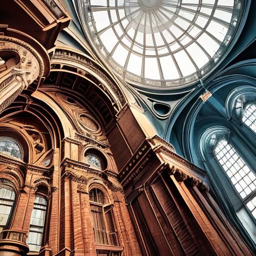 Surreal Catenary Architecture in Vivid Colors