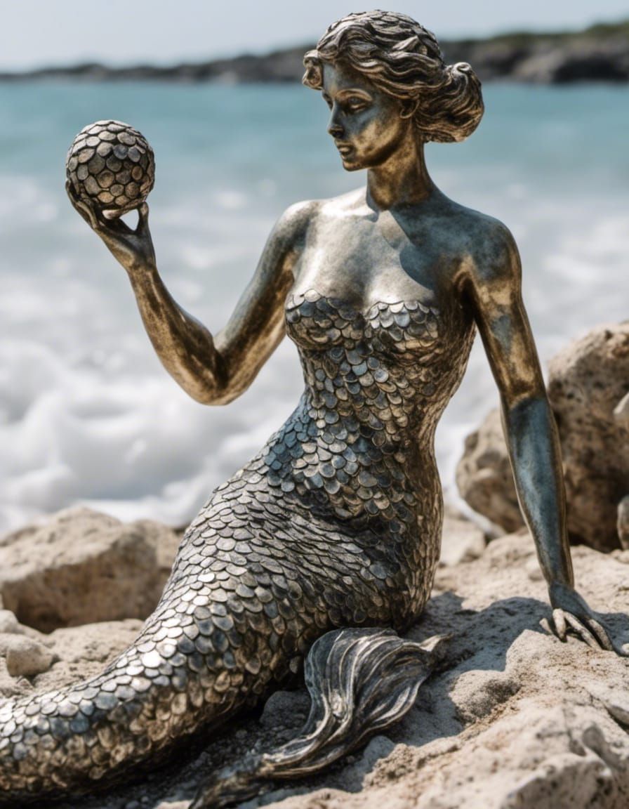 Mermaid statue 2