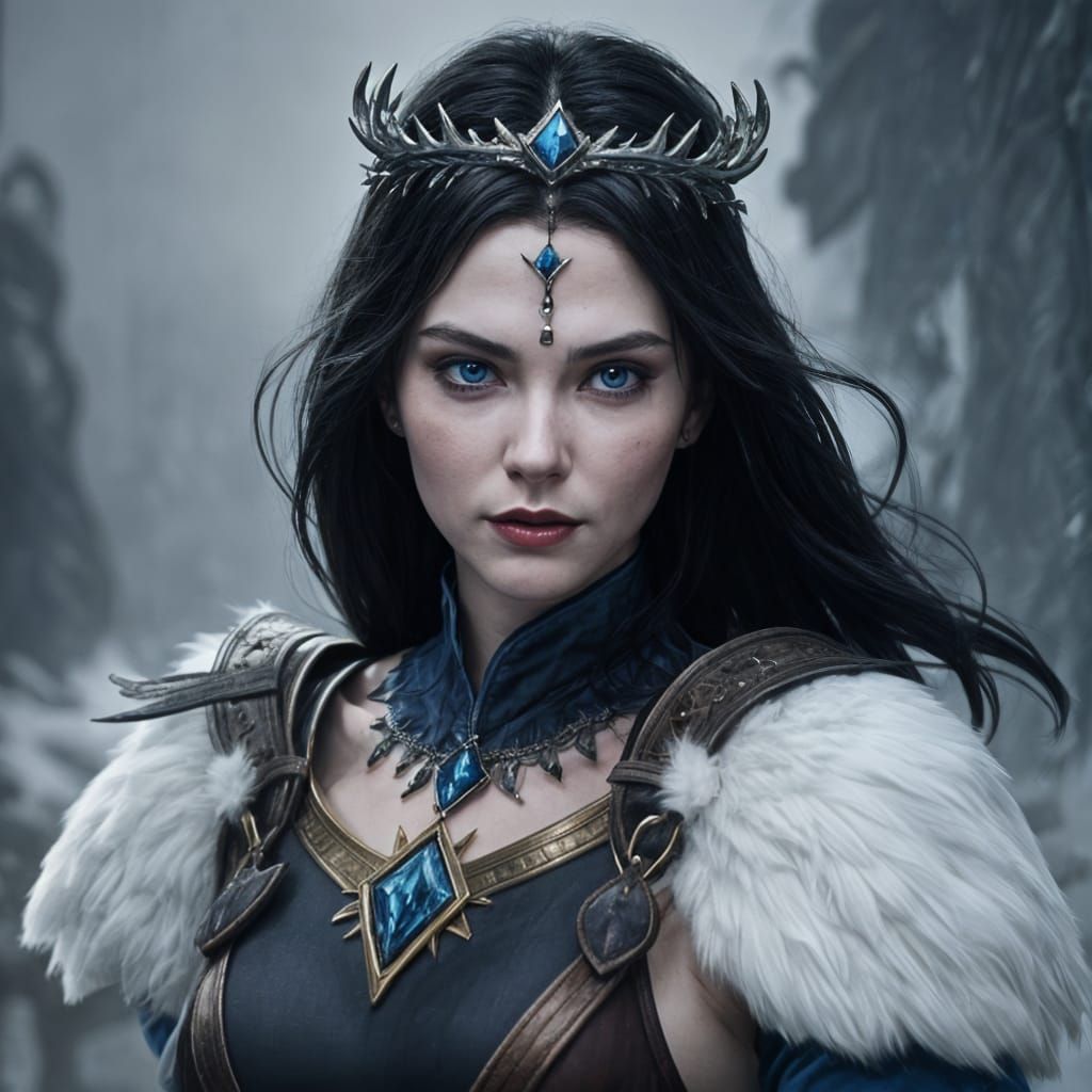 Snow White, Barbarian Princess in Battle Regalia