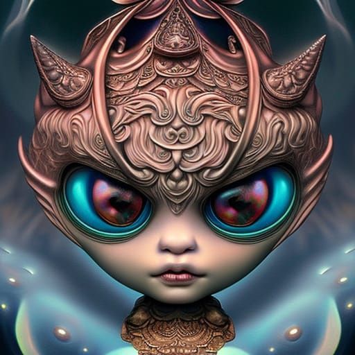 Hyperdetailed Baby Crocodile with Intricate Eyes