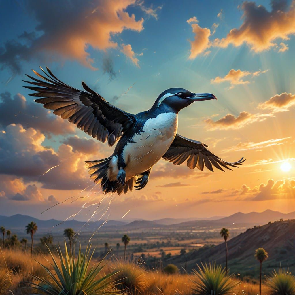 SAVANNA-CACTUSDESERT PINGUINBIRD