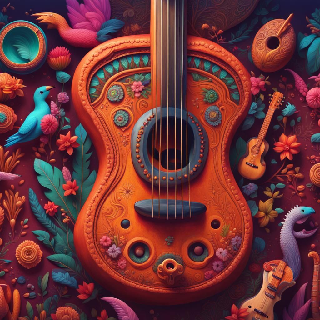 Music Boosts Tech Productivity: Mexican Folk Art