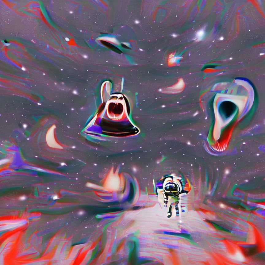 Silent Scream in Deep Space