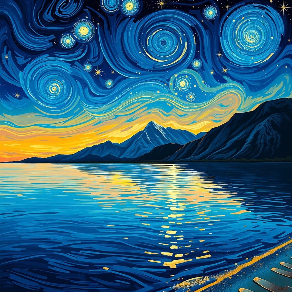 Whispers of the Cosmos over a Turquoise Aegean Bay