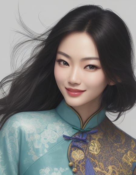 Stunning Chinese Beauty Captured in Realistic Photography