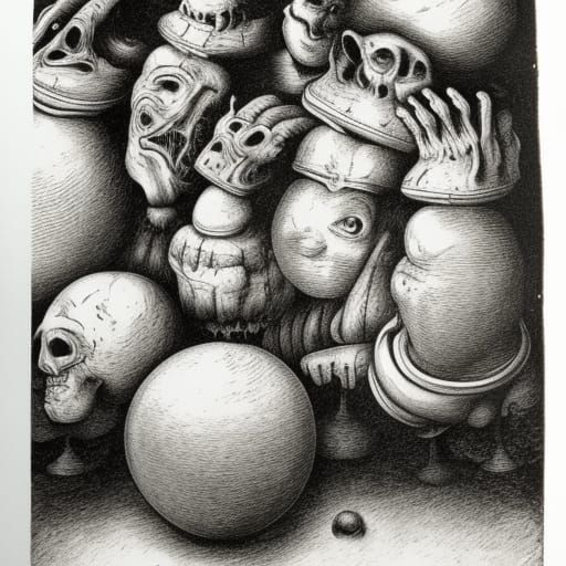 Renaissance Ball in Engraving Style