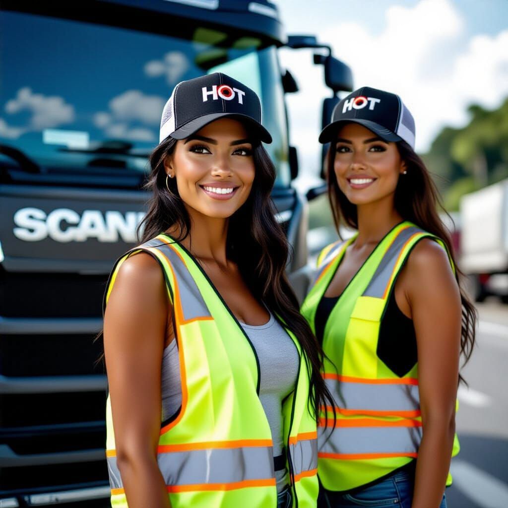 Brazilian Truck Driver in Photorealistic Style