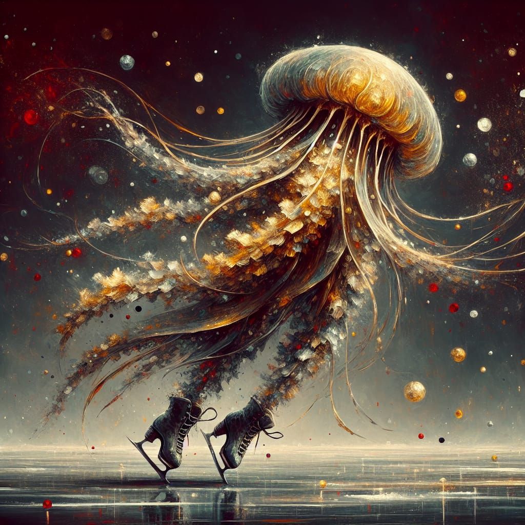 Ice skating Jellyfish