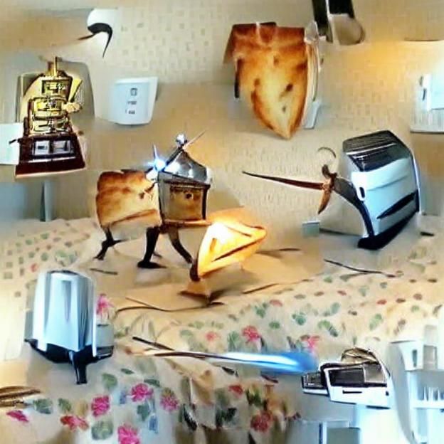 Lamp Knight vs. Toaster: An Appliance Duel