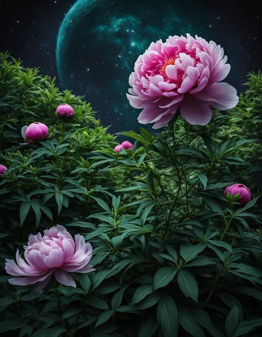 pink peony