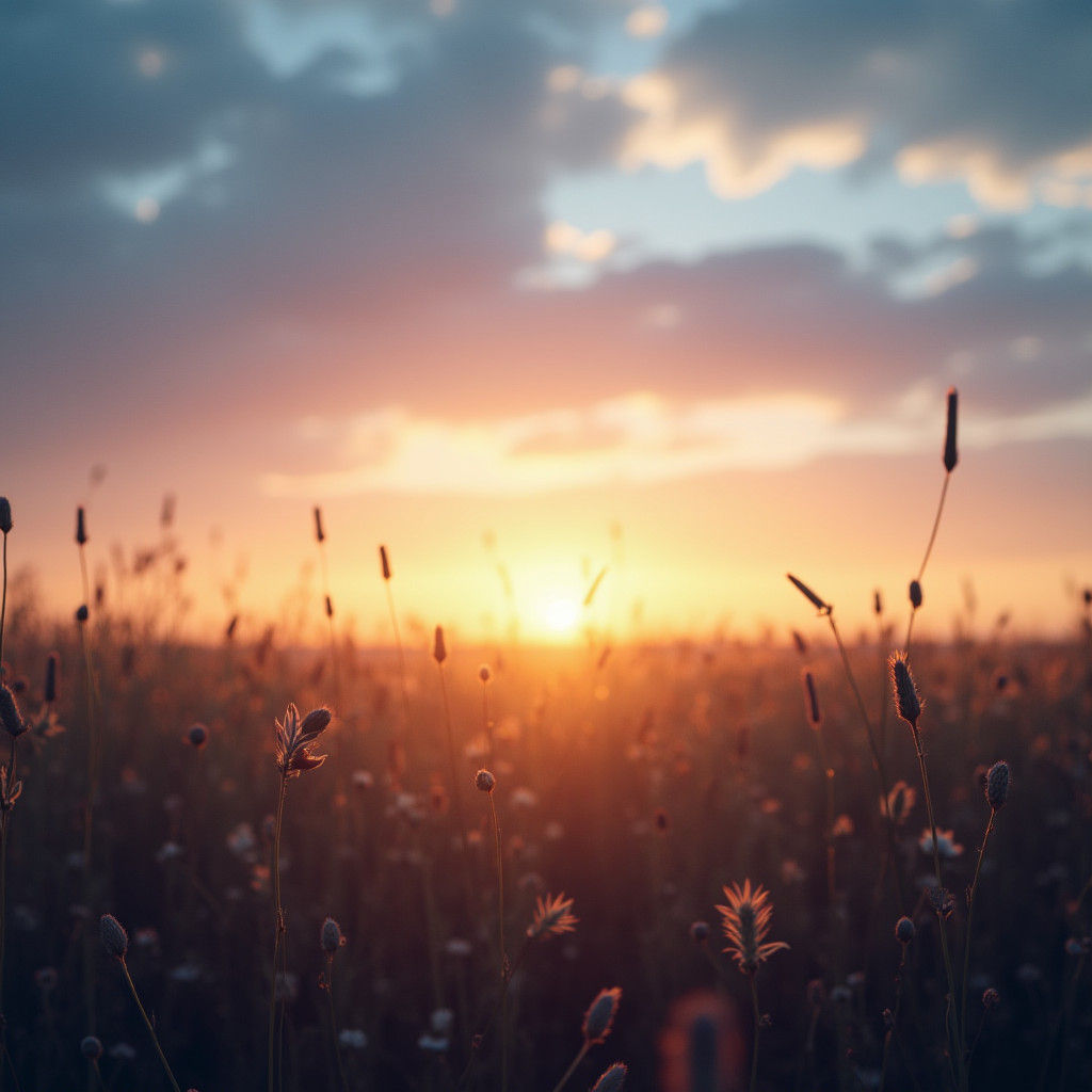 Serene Horizon Meets Earth in Vivid Detail