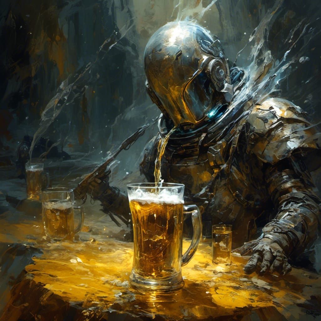 Crystal Tankard: Ominous Liquid in Laminar Flow