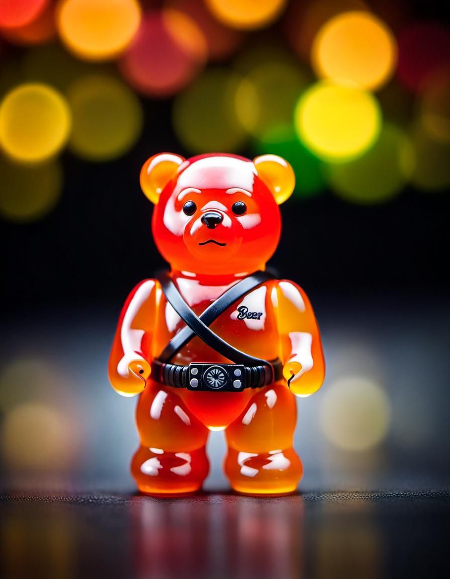 Gummy Bear as Luke Skywalker: Professional Photo