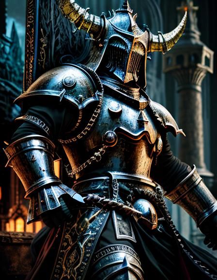 Warhammer Grimdark Chaos Knight
