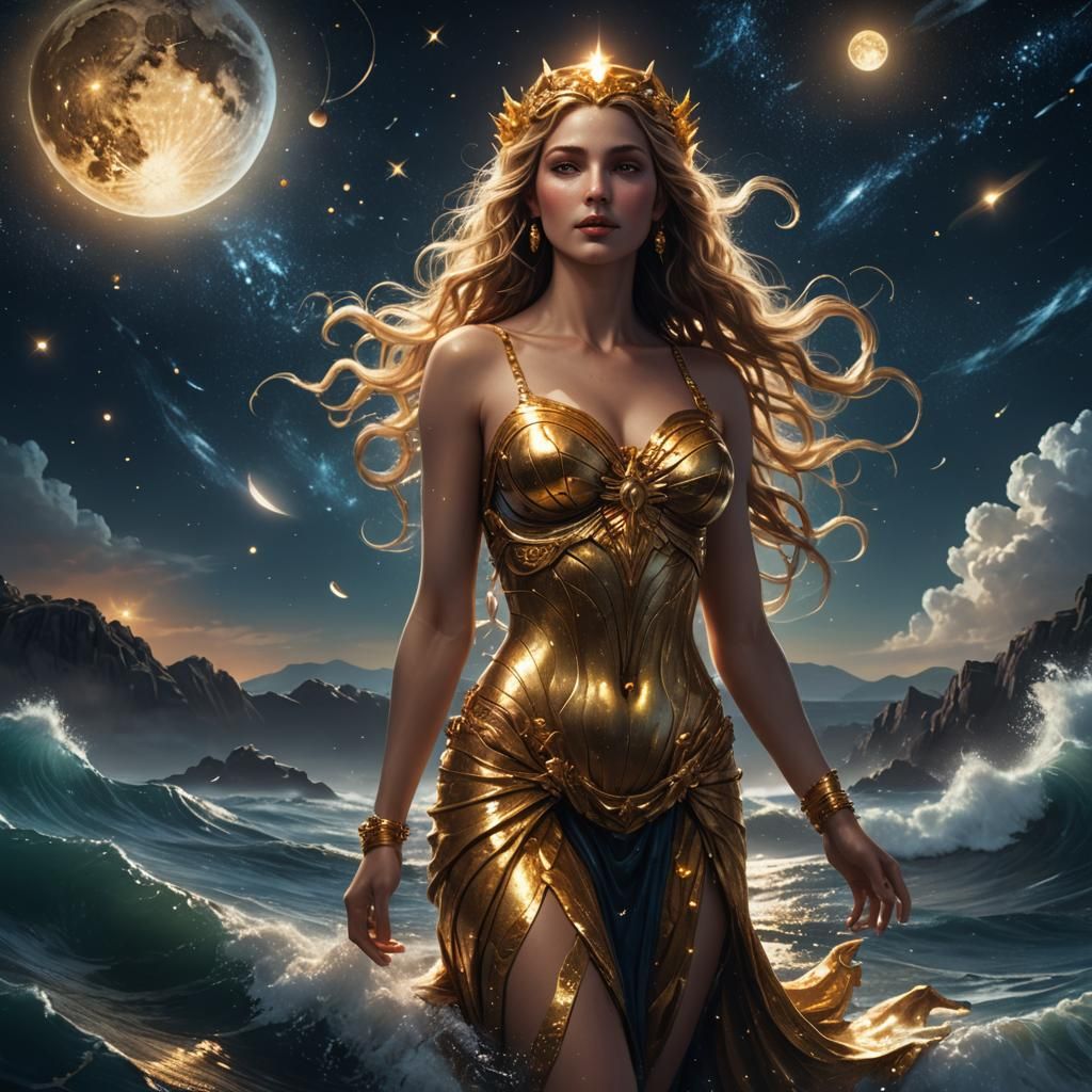 Aphrodite Rises: Fantasy Art in Marvel Style