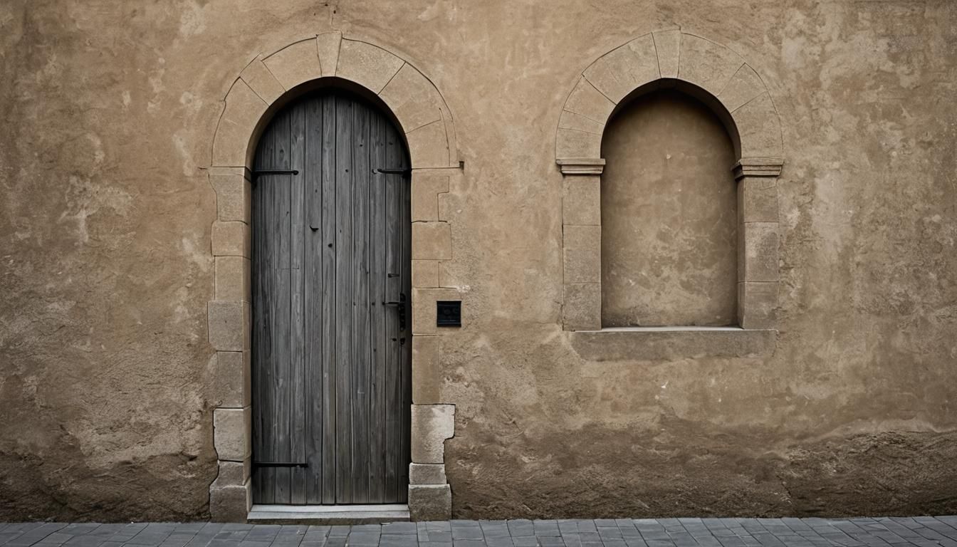 Striking Abstract Background with Geometric Architectural El...