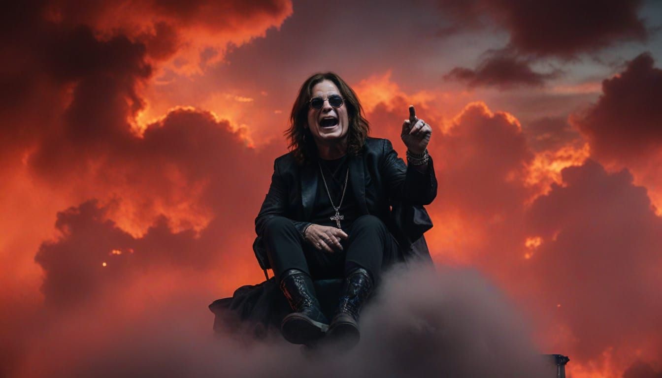 Ozzy Osbourne Sunset Cloud