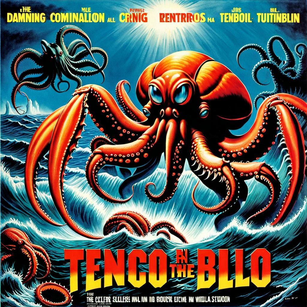 Terrifying Octopus-Crab Monster from the Depths