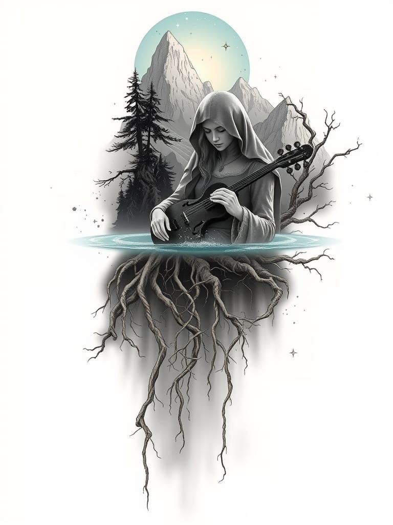 Majestic Mountains Meet Celestial Sky and Crystal Lake in Sa...