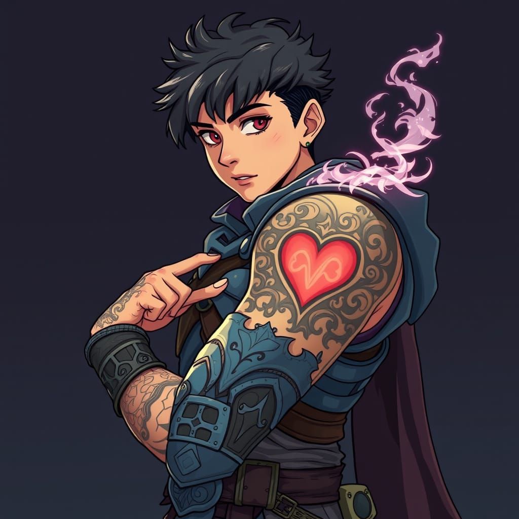 Warrior's Heart Transforms into Healing Spell in Vibrant Ani...