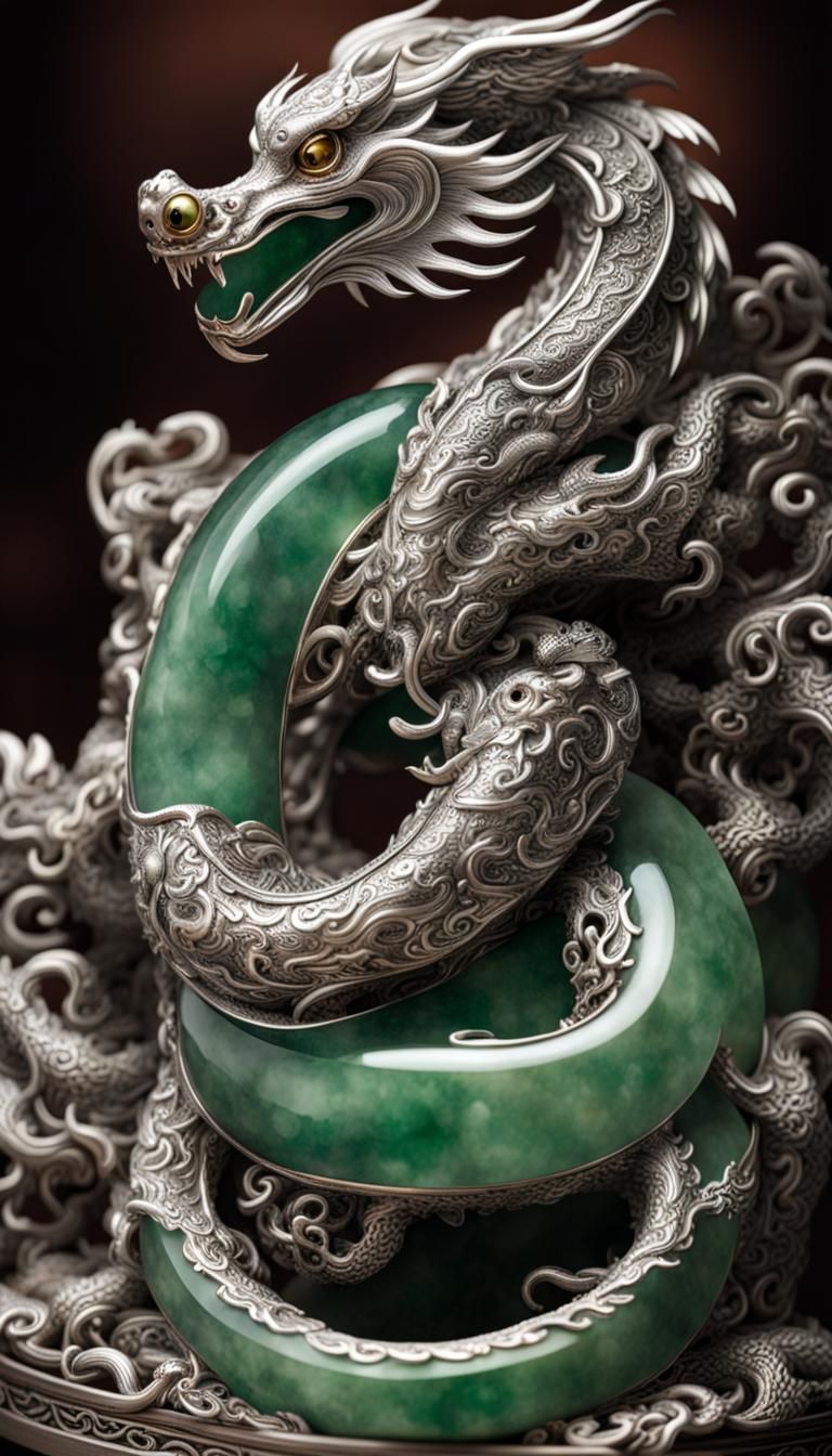 Clockwork Dragon Snake in Jewelry Box