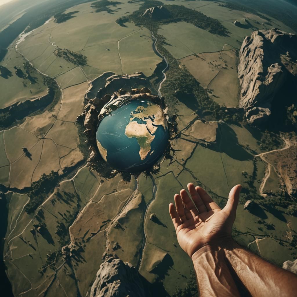 The World in Jesus' Hand: Cinematic Still