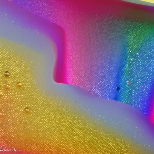 Rainbow Liquid Precious Metals in Motion