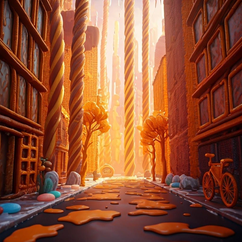 Candy Metropolis Inspired by Takashi Murakami, 8K