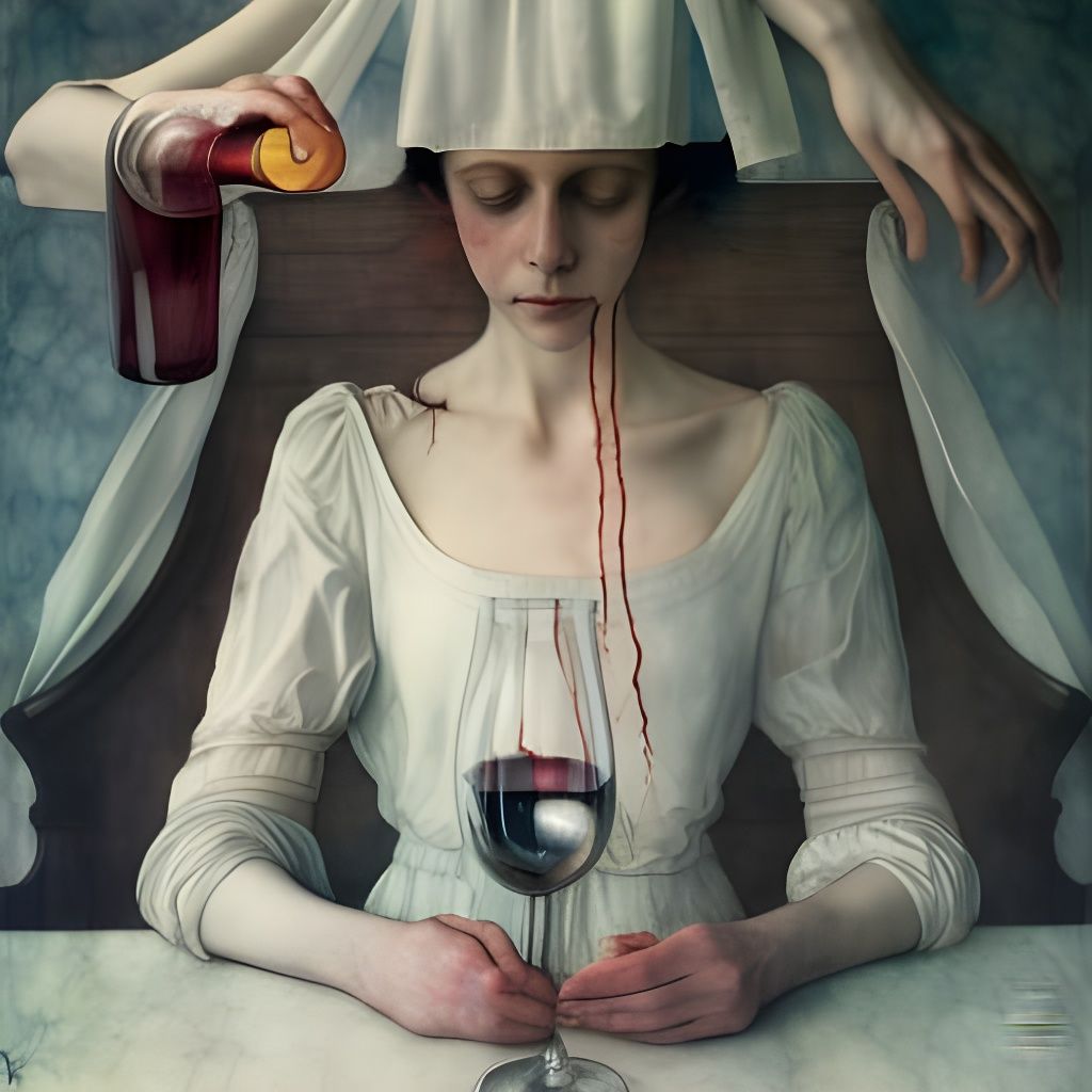 Will you spill the wine, to summon the divine?