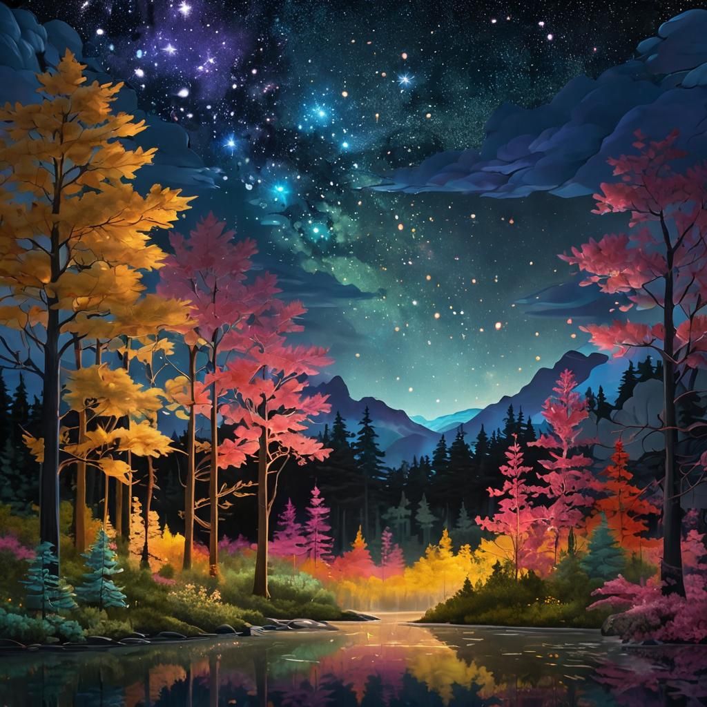 Quebec Boreal Forest in Storybook Realism