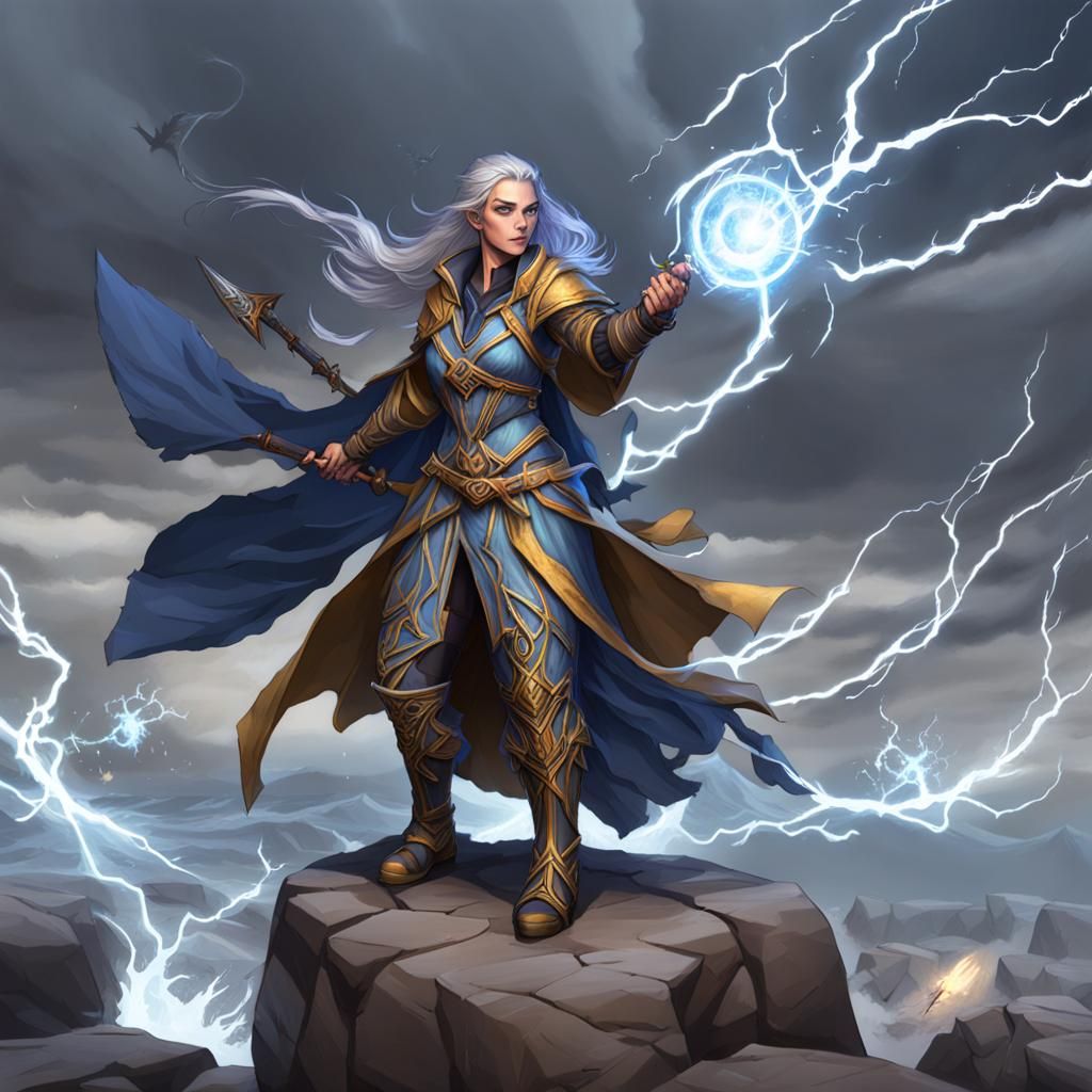 Stormbringer Mages Conjuring a Powerful Storm