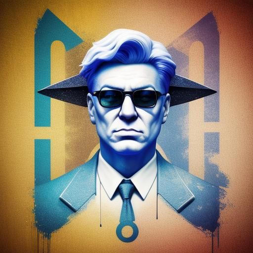 Psychedelic Carnival of Script, Symbols and Runes