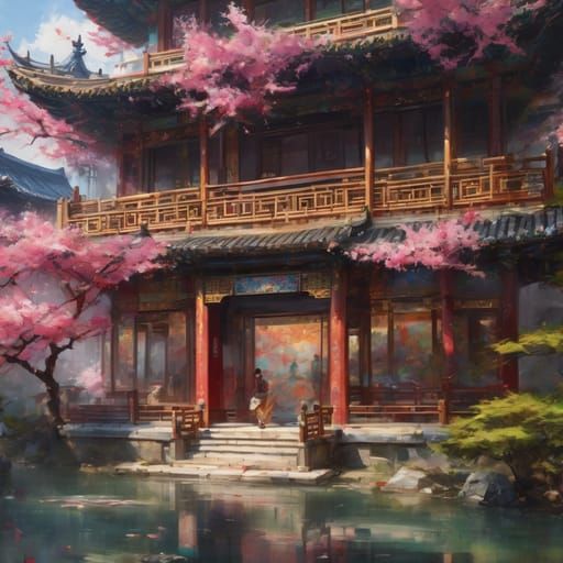 Ornate Chinese Temple Architecture
