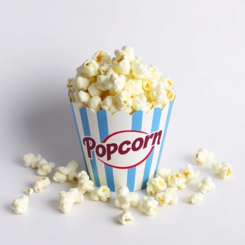 A Collection of Popcorn in Artistic Rendering