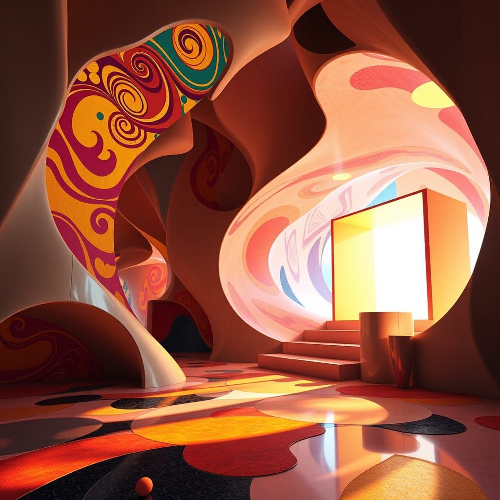 Surreal Cubist Abstraction in 8K Digital Realism