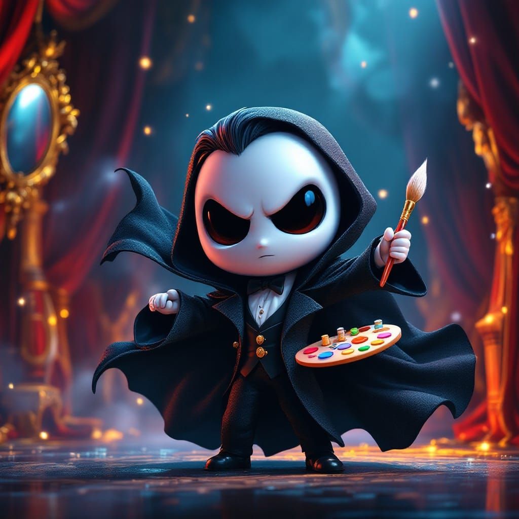 Whimsical Phantom of the Opera Chibi Masterpiece