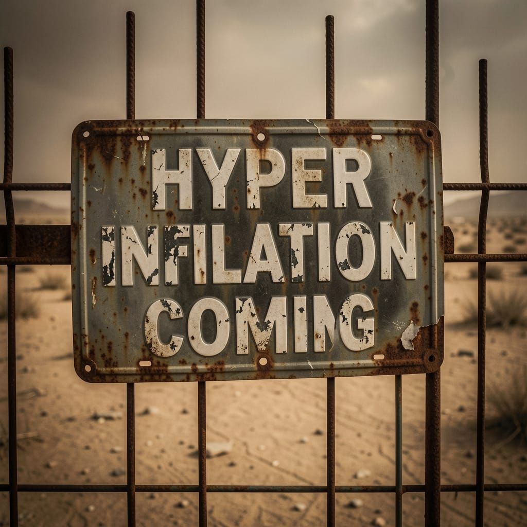 Stark Warning: Hyper Inflation Coming on Rusted Plate