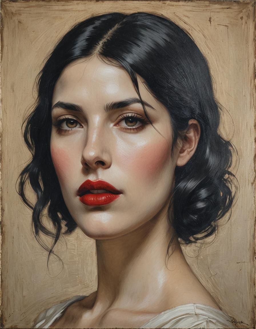 Renaissance Portrait with Steampunk Accents