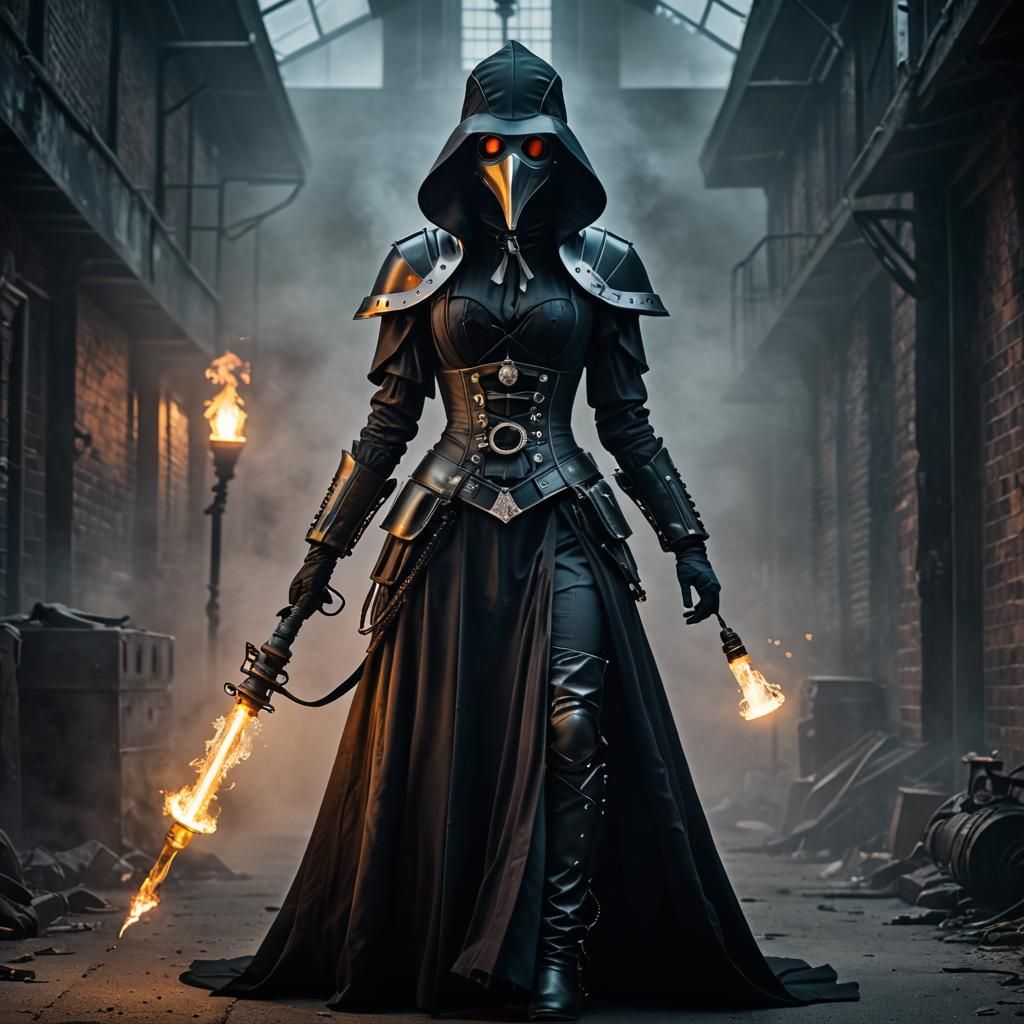 dystopian plague doctor