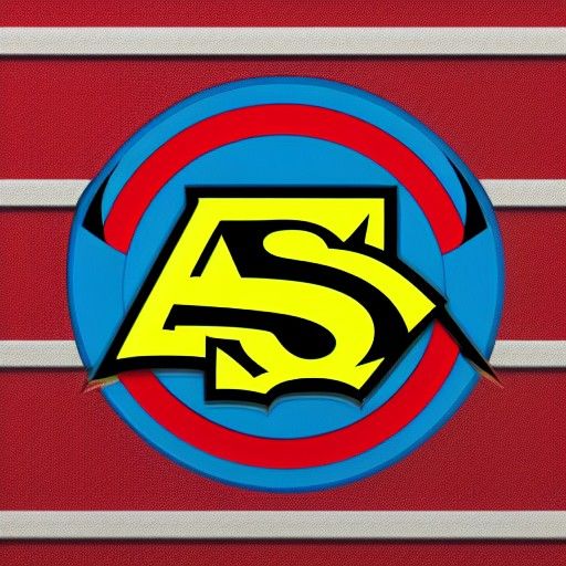 Dynamic Superhero Emblem Design