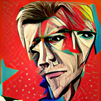 David Bowie Pop Art Portrait