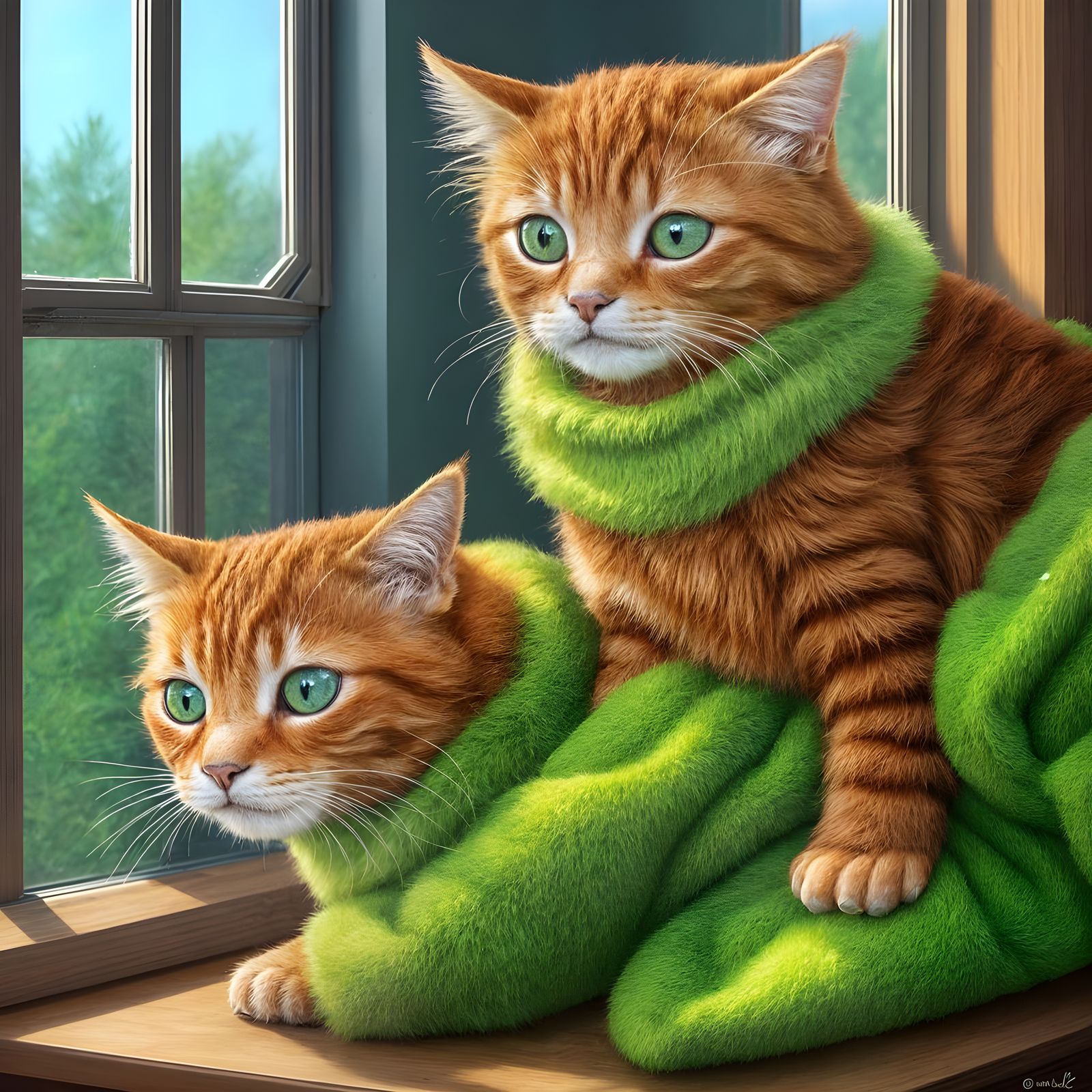 Ginger Cat Portrait
