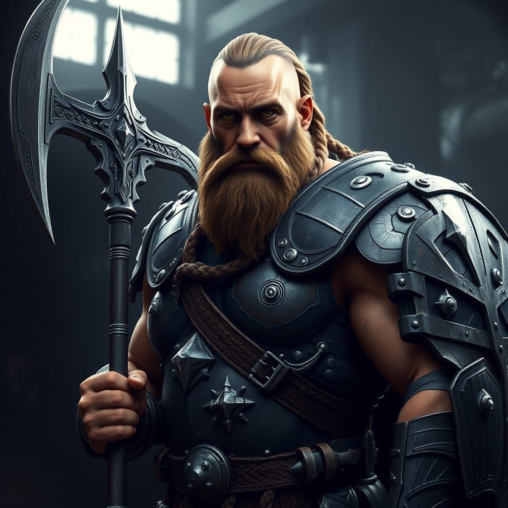 Dwemer Shieldwright in Industrial Armor