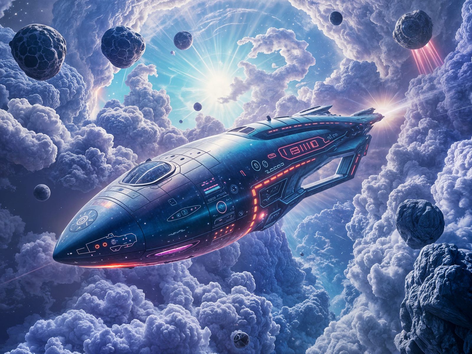 Glowing Cosmic Vessel Unveils Mystical Galaxy Secrets