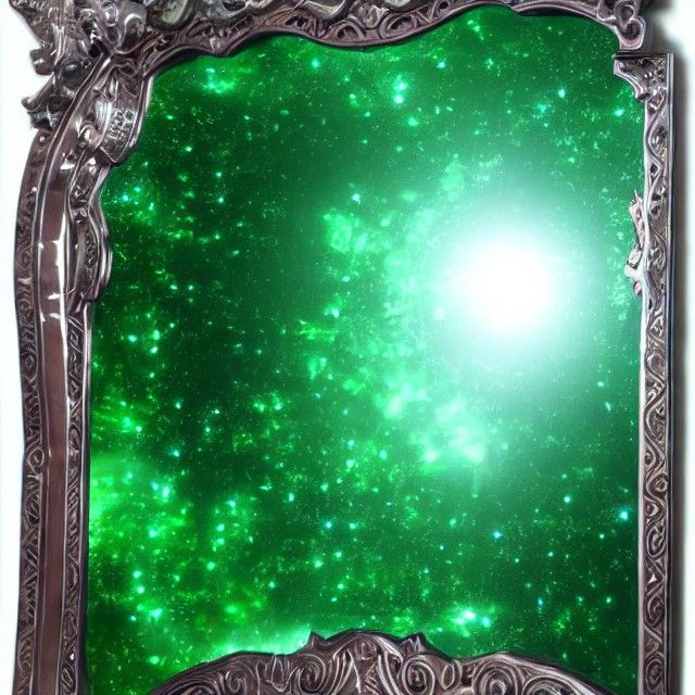 Emerald Paradox: A Mirrored Realm of Green