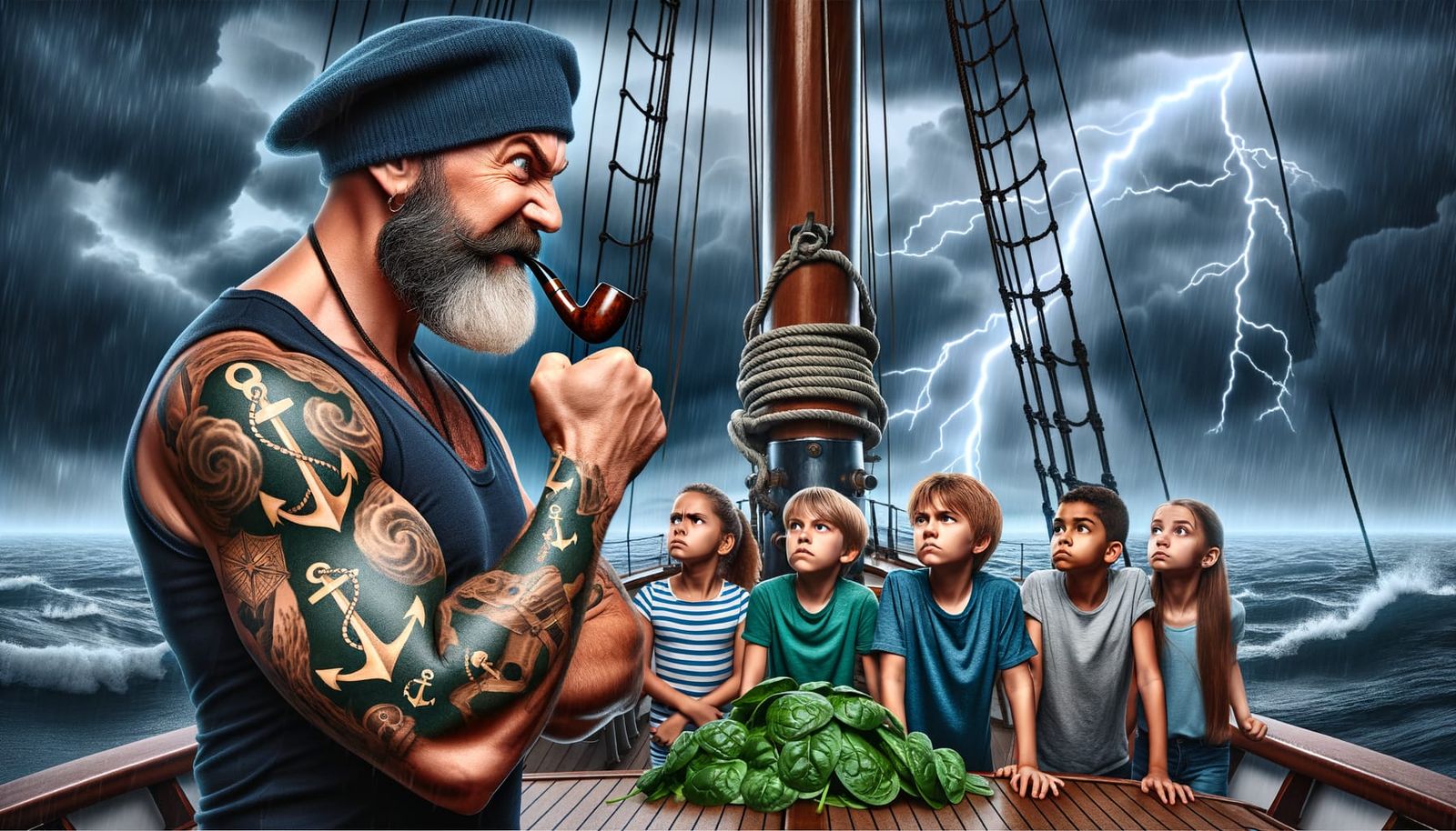 "No Poooop on tha Poopdeck, Ya Swabs!"