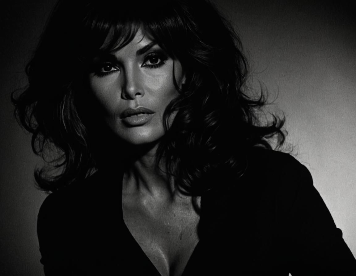 Raquel Welch in Vintage Hollywood Glamour