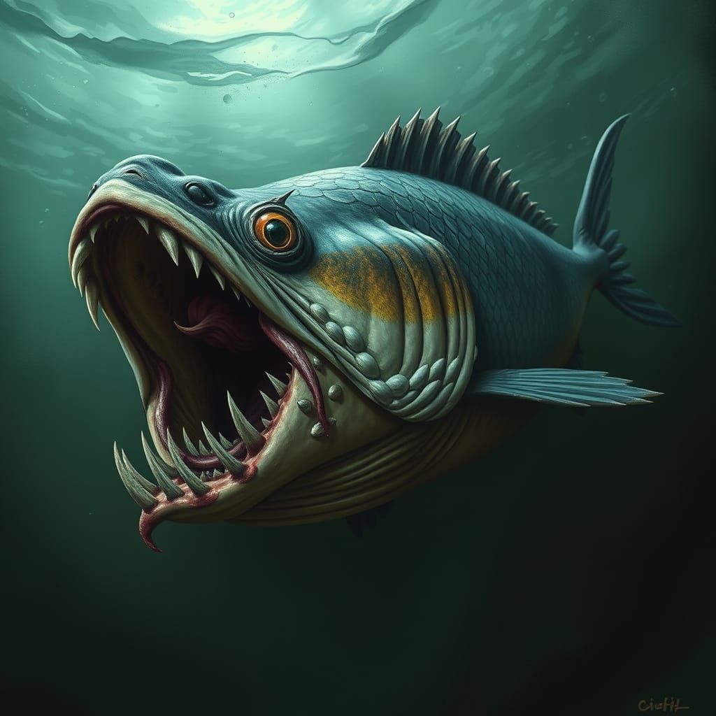 Amazonian Predator in Hyperrealistic Style