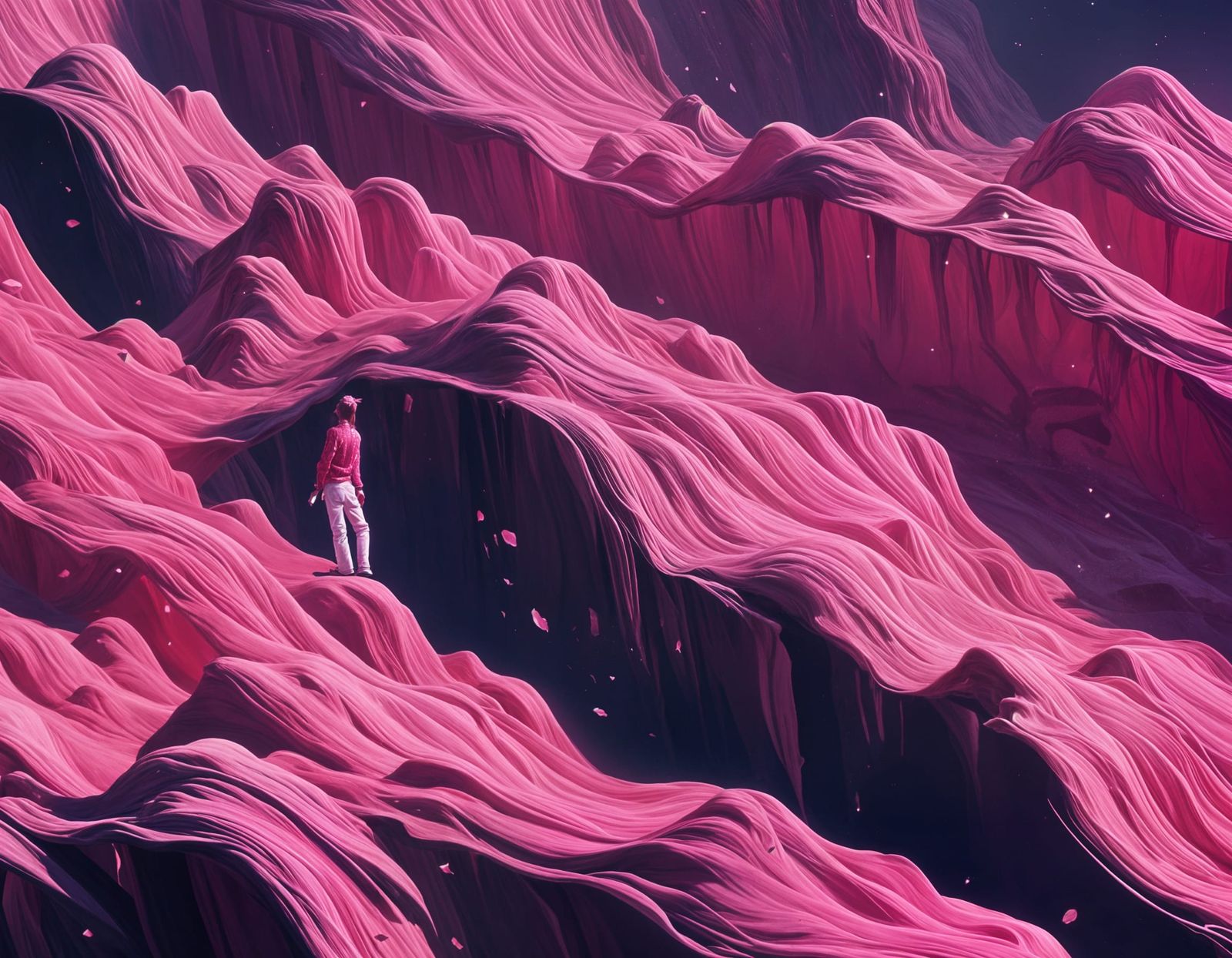 Ultraminimalist Abstract Artwork in Matte Digital Style