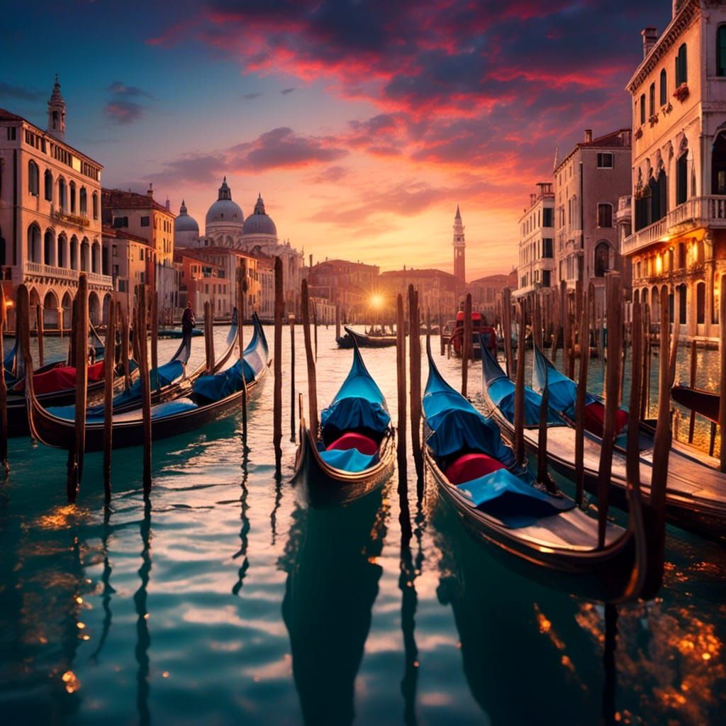 Venice Canals at Sunset: Professional Photography